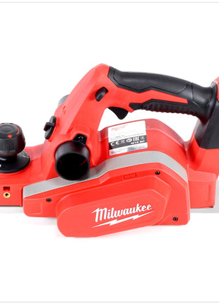 Milwaukee M18 BP - 401 18 V Akku Hobel in Stanley TSTAK Box + M18 B4 4,0 Ah Akku + M12 - M18 Ladegerät - Toolbrothers