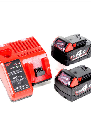 Milwaukee HD18 AG115-402C Akku Winkelschleifer 18V 115mm + 2x Akku 4,0Ah + Ladegerät + TSTAK - Toolbrothers