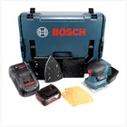 Bosch GSS 18V-10 Akku Schwingschleifer 18V + 1x Akku 5,0Ah + Ladegerät + L-Boxx - Toolbrothers