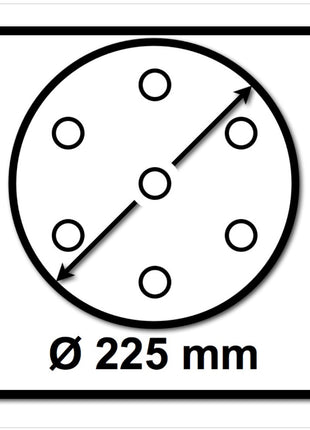 Festool STF D225/8 Saphir Schleifscheiben 225 mm P36 SA / 25 Stück ( 495175 ) - Toolbrothers