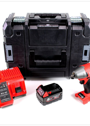 Milwaukee M18 FIWF 38-501 C Akku Schlagschrauber 18V 3/8" 284Nm Brushless + 1x Akku 5,0Ah + Ladegerät + TSTAK - Toolbrothers