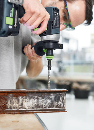 Festool HSS D 3/33 CE/M set de forets hélicoïdaux (493421) pour perceuse-visseuse sans fil et perceuse-visseuse à percussion sans fil Festool avec support FastFix et mandrin WH-CE CENTROTEC