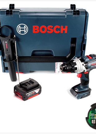 Bosch GSR 18 V-85 C Akku Bohrschrauber 18V 110Nm Solo in L-Boxx mit GCY 30-4 Connectivity Modul und 1x GBA 6,0 Ah Akku - Toolbrothers