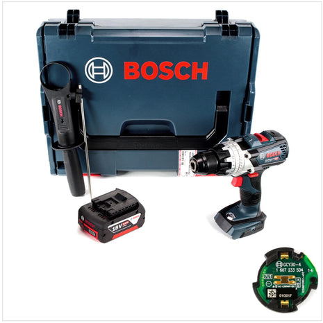 Bosch GSR 18 V-85 C Akku Bohrschrauber 18V 110Nm Solo in L-Boxx mit GCY 30-4 Connectivity Modul und 1x GBA 6,0 Ah Akku - Toolbrothers