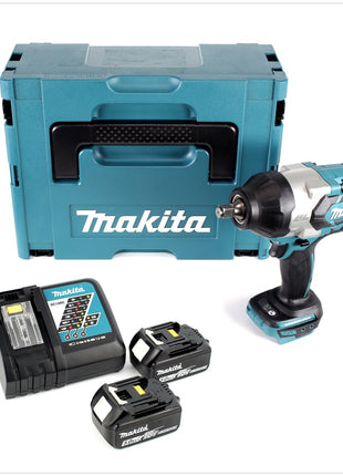 Makita DTW 1002 RTJ Akku Schlagschrauber 1/2“ 18V 1000Nm Brushless + 2x Akku 5,0Ah + Ladegerät + Makpac - Toolbrothers