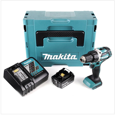 Makita DDF 484 RT1J Akku Bohrschrauber brushless 18 V 54Nm + 1x Akku 5,0Ah + Ladegerät im Makpac - Toolbrothers