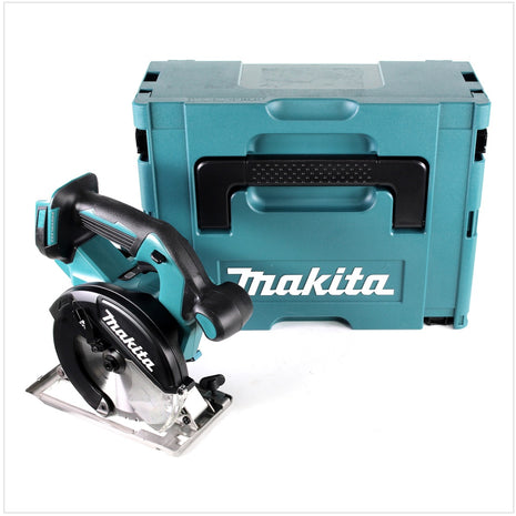 Makita DCS 551 ZJ Akku Metall Handkreissäge 18 V Brushless 150 x 20 mm Solo im Makpac mit Schutzbrille - Toolbrothers