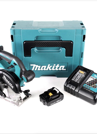 Makita DCS 551 RA1J Akku Metall Handkreissäge 18 V 150 mm + 1x Akku 2,0 Ah + Ladegerät + Makpac - Toolbrothers