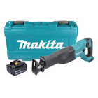 Makita DJR 186 T1K Akku Reciprosäge Säbelsäge 18 V + 1x Akku 5,0 Ah + Koffer - ohne Ladegerät - Toolbrothers