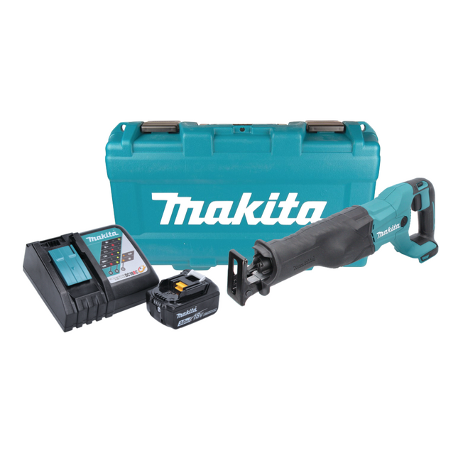 Makita DJR 186 RF1K Akku Reciprosäge Säbelsäge 18 V + 1x Akku 3,0 Ah + Ladegerät + Koffer - Toolbrothers