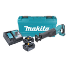 Makita DJR 186 RTK Akku Reciprosäge Säbelsäge 18 V + 2x Akku 5,0 Ah + Ladegerät + Koffer - Toolbrothers