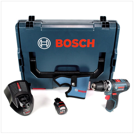 Bosch GSR 12V-15 FC Professional FlexiClick Akku Bohrschrauber mit 2,5 Ah Akku + Lader in L-Boxx - Toolbrothers