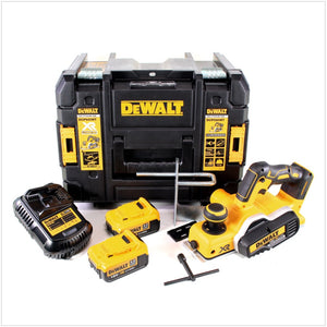 DeWalt DCP 580 M2 Akku Hobel 18V 82mm + 2x Akku 4,0Ah + Ladegerät + TSTAK
