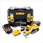 DeWalt DCP 580 P1 Akku Hobel 18V 82mm + 1x Akku 5,0Ah + Ladegerät + TSTAK - Toolbrothers