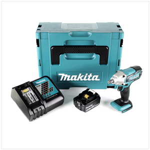 Makita DTW 190 RT1J Akku Schlagschrauber 18V 190Nm + 1x Akku 5,0Ah + Schnellladegerät im Makpac 2