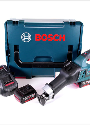 Bosch GSA 18V-32 Professional Akku Recipro- / Säbelsäge brushless in L-Boxx mit 2x GBA 6,0 Ah Akku und GAL 1880 CV Ladegerät - Toolbrothers