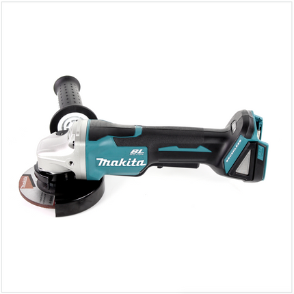 Makita DGA 455 RTJ Akku Winkelschleifer 18 V 115mm Brushless + 2x Akku 5,0Ah + Ladegerät + Makpac - Toolbrothers