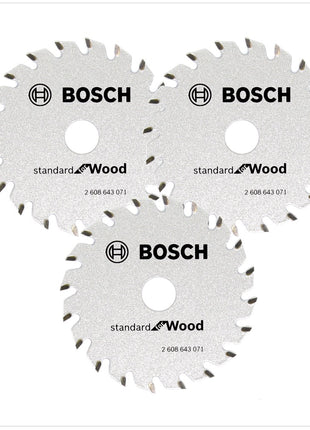 Bosch 3x Kreissägeblatt Optiline Wood ST WO H 85x15-20 85 mm 20 Zähne ( 3x 2608643071 ) - Toolbrothers