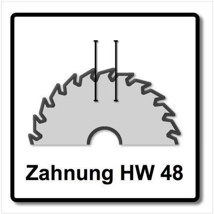 Bosch Kreissägeblatt Expert für Holz 190 x 2,6 x 30 mm 48 Zähne ( 2608644049 ) - Toolbrothers