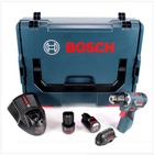 Bosch GSR 12V-20 Professional Akku Bohrschrauber Brushless 20Nm + L-Boxx + 2x Akku 2,5Ah + 1x Ladegerät + 1x GAA 12V USB Adapter - Toolbrothers