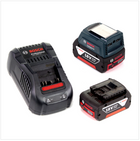 Bosch USB Power Set 18 V mit GAA Professional USB Adapter für 14,4 V / 18 V Akkus + 2x GBA 18V 3,0 Ah Li-Ion Einschub Akku + 1x Schnell Ladegerät GAL 1880 CV - Toolbrothers