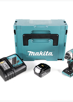 Makita DTD 154 RF1J Akku Schlagschrauber 18 V 1/4" 175 Nm Brushless + 1x Akku 3,0Ah + Ladegerät + Makpac - Toolbrothers