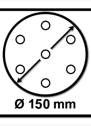 Festool STF D150/16 Rubin2 Schleifscheiben P120 RU2/50 150 mm / 50 Stück ( 499121 ) - Toolbrothers