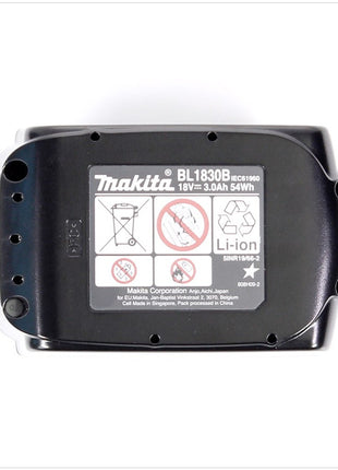 Makita BL 1830 B Akku 18 V 3,0 Ah / 3000 mAh Li-Ion mit LED Anzeige ( 197599-5 )