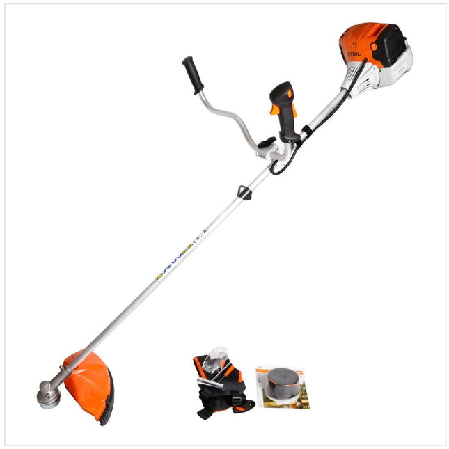 Stihl FS 89 Motorsense Freischneider 0,95 kW / 1,3 PS 4-Mix-Motor und Zweihandgriff + Mähkopf - Toolbrothers