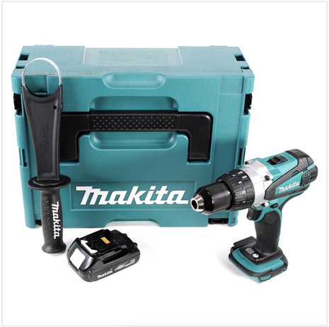 Makita DDF 458 Y1J 18 V Akku Bohrschrauber 91 Nm im Makpac mit 1x BL1815N 1,5 Ah Akku - Toolbrothers