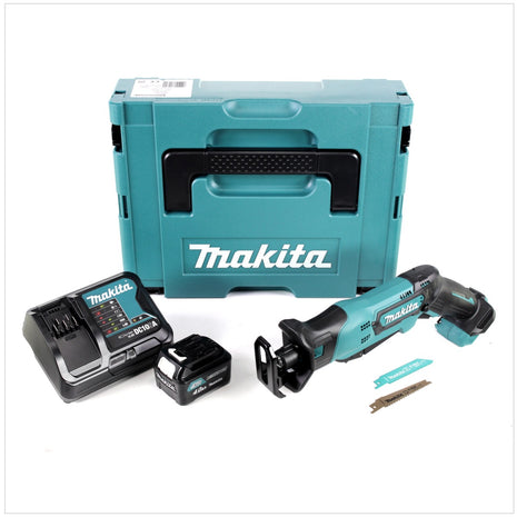 Makita JR 103 DSM1J Akku Säbelsäge 10,8V Reciprosäge im Makpac + 1x 4,0Ah Akku + Ladegerät - Toolbrothers