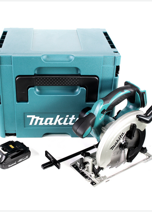 Makita DSS 611 Y1J Akku Handkreissäge 18 V 165 mm im Makpac + 1x 1,5Ah Akku - ohne Ladegerät - Toolbrothers