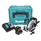 Makita DSS 611 RFJ Akku Handkreissäge 18 V 165 mm + 2x Akku 3,0 Ah + Ladegerät + Makpac - Toolbrothers