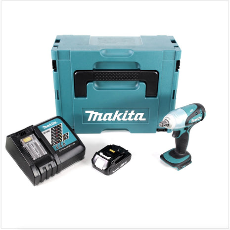 Makita DTW 251 RA1J Akku Schlagschrauber 18 V 230 Nm 1/2" + 1x Akku 2,0 Ah + Ladegerät + Makpac - Toolbrothers