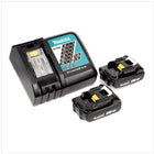 Makita Power Source Kit 18 V mit 2x BL 1820 B Akku 2,0 Ah + DC 18 RC Ladegerät - Toolbrothers