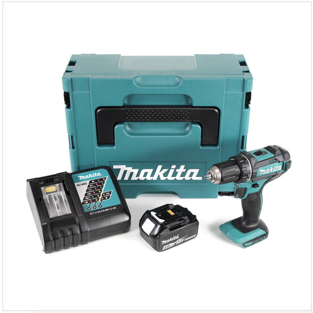 Makita DDF 482 RM1J  Akku Bohrschrauber 18V 62Nm im Makpac + 1x 4,0 Ah Akku + Ladegerät - Toolbrothers