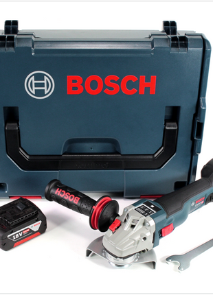 Bosch GWS 18 V 115 SC Akku Winkelschleifer in L-Boxx + GCY 30-4 Connectivity Modul + 1x GBA 18 V 6,0 Ah Akku - ohne Ladegerät - Toolbrothers