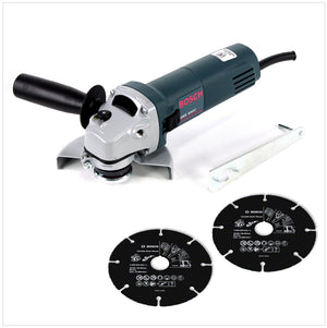 Bosch GWS 850 C 850 Watt 125 mm Winkelschleifer + 2 x Bosch Carbide Multi Wheel Trennscheibe