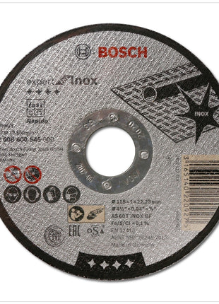 Bosch AS 60 T INOX BF Trennscheibe 115 x 1,0 mm 100 Stück ( 100x 2608600545 ) - Toolbrothers