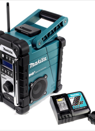 Makita DMR 110 RA1 Digital Baustellen Radio 7,2 - 18 V DAB+ + 1x Akku 2,0 Ah + Ladegerät - Toolbrothers