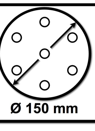Festool Netzschleifmittel	STF D150 P240 GR NET/50 150 mm / 50 Stk. ( 203309 ) - Toolbrothers