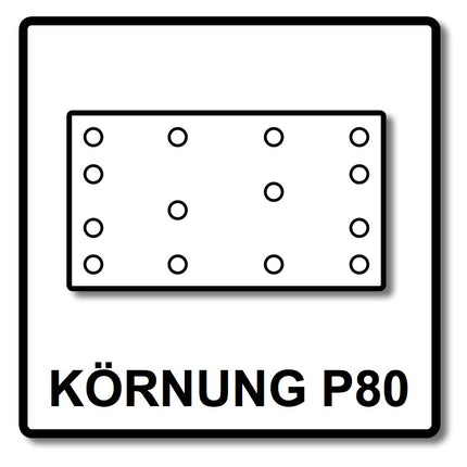 Festool Abrasivo a rete Granat Net STF 80x133 P80 GR NET/50 - 50 pz. ( 203285 )