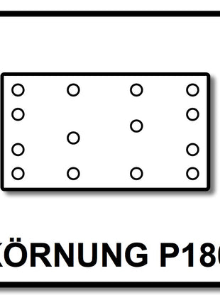 Festool Granat STF 80x133 P180 Net/50 Abrasif maillé - 50 pcs. (203289)