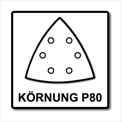 Festool Abrasivo de malla Granat Net STF DELTA P80 GR NET/50 - 50 unidades ( 203320 )