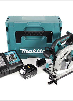 Makita DHS 680 RT1J Akku Handkreissäge 18 V 165 mm Brushless + 1x Akku 5,0 Ah + Ladegerät + Makpac - Toolbrothers