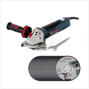 Bosch GWS 17-125 CI 1700 W Professional Winkelschleifer 125 mm + 25 x AS 60 T INOX BF Trennscheibe
