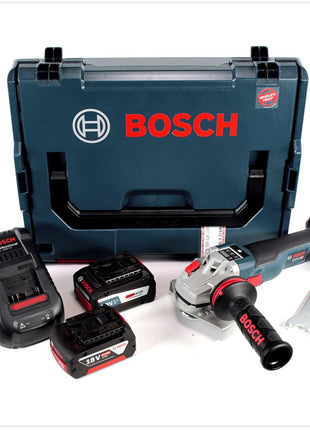 Bosch GWS 18 V-125 SC Professional Akku Winkelschleifer 125mm brushless in L-Boxx mit 2x GBA 6,0 / 6,3 Ah EneRacer Akku und GAL 1880 CV Ladegerät - Toolbrothers