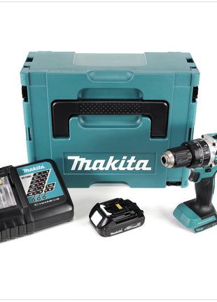 Makita DHP 484 Y1J-D 18V Brushless Li-Ion Akku Schlagbohrschrauber im Makpac inkl. 1x BL 1815 N 1,5 Ah Akku und DC18RC Ladegerät - Toolbrothers