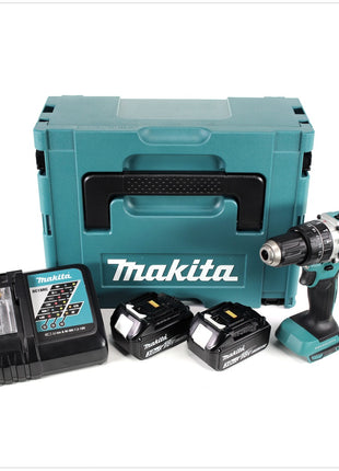 Makita DHP 484 RFJ 18V Li-ion Akku Schlagbohrschrauber im Makpac inkl. 2x 3,0 Ah Akku und Ladegerät - Toolbrothers