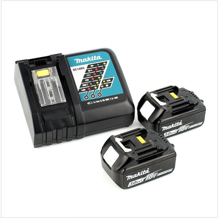 Makita DHP 484 RFJ 18V Li-ion Akku Schlagbohrschrauber im Makpac inkl. 2x 3,0 Ah Akku und Ladegerät - Toolbrothers